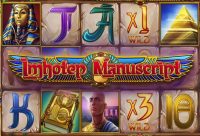 Игровой автомат Imhotep Manuscript
